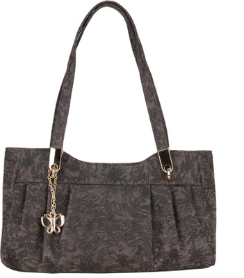 

Butterflies Hand-held Bag(Brown)