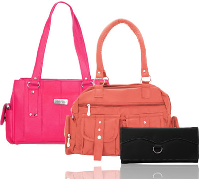 

Lady bar Hand-held Bag(Pink)