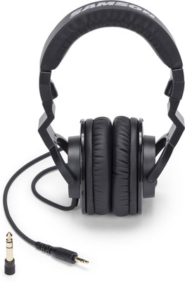 Samson Z25 - Closed Back Studio Headphones Wired Headset without Mic(Black, Wireless over the head)
