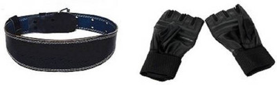 

RIGHTWAY Fitness Combo Of Gym Belt & Gym Gloves Gym & Fitness, Home Gym Kit Gym & Fitness Kit