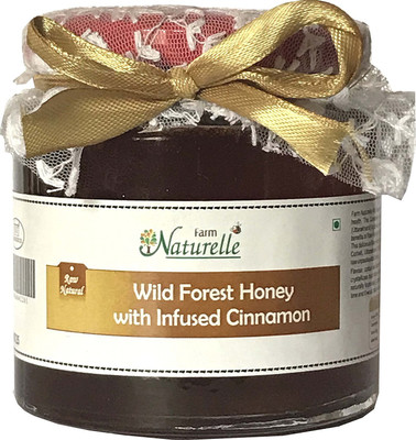 

Farm Naturelle Cinnamon Infused Natural Wild Forest Honey-250 Grams (250 g)