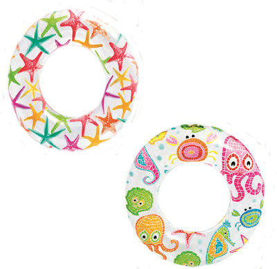 

Speoma Swimming Pool star and Octopus Ring Tube for Kids[small] combo Inflatable Pool Accessory(Multicolor)