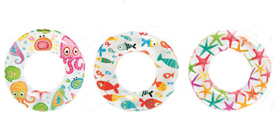 

Speoma Swimming Pool Fish,star and Octopus Ring Tube for Kids[small] Inflatable Pool Accessory(Multicolor)