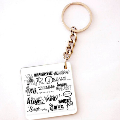 

RGUC 169 Wooden Love Theme Key Chain