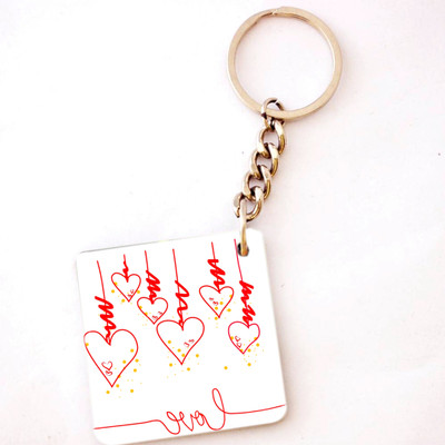 

RGUC 197 Wooden Love Theme Key Chain