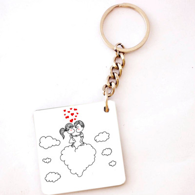

RGUC 194 Wooden Love Theme Key Chain