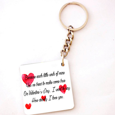 

RGUC 114 Wooden Love Theme Key Chain