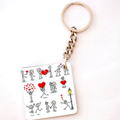 

RGUC 190 Wooden Love Theme Key Chain