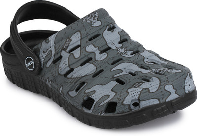 

PHEDARUS Boys Sling Back Clogs(Black