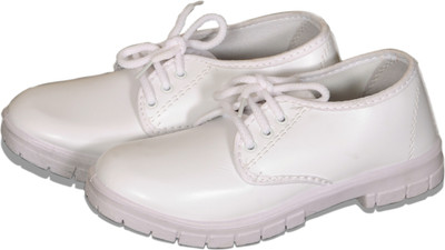 

6Four Shoes Boys Lace Derby Shoes(White