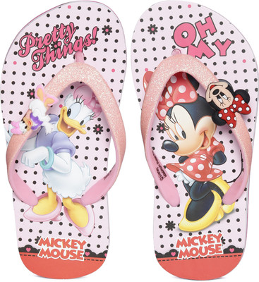 

Minnie Girls Slip On Slipper Flip Flop(Pink