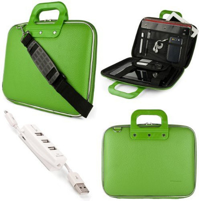 

SumacLife 15.6 inch Laptop Messenger Bag(Green)
