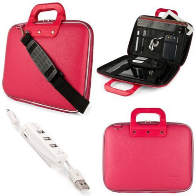 

SumacLife 15.6 inch Laptop Messenger Bag(Pink)