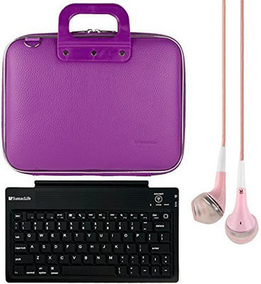

SumacLife 10 inch Laptop Messenger Bag(Purple)