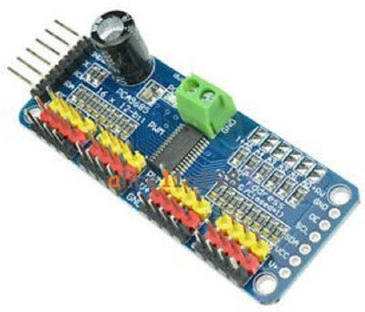 

Robocraze Pca9685 16 Channel 12Bit Pwm Servo Motor Driver I2C Module(Multicolor)