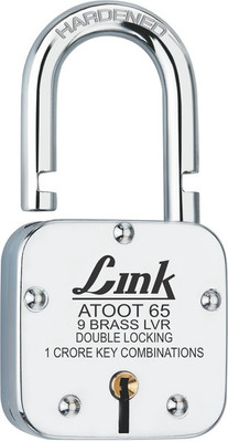 

Link+ ATOOT LOCK 65MM LONG SHACKLE Padlock(Silver)