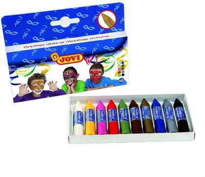 

Jovi Stick Face Paints : 10 sticks (5.6 gms each)(Pack of 10)