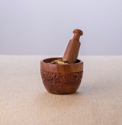 

Onlineshoppee Wood Masher(Brown, Pack of 2)