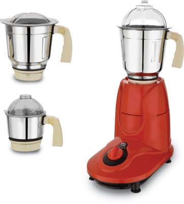 

Kitchen King MX-SPEEDO-550W 550 W Juicer Mixer Grinder(Red, 3 Jars)