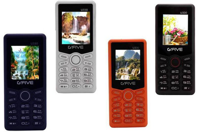 

Gfive U330 Combo of Four Mobiles(Blue)
