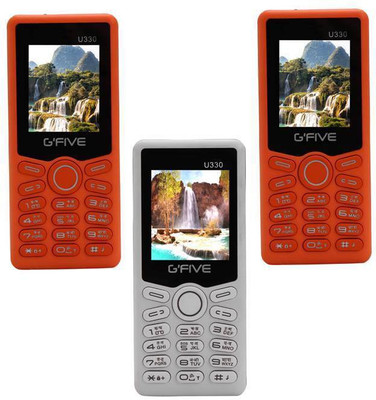 

Gfive U330 Combo of Three Mobiles(Orange)