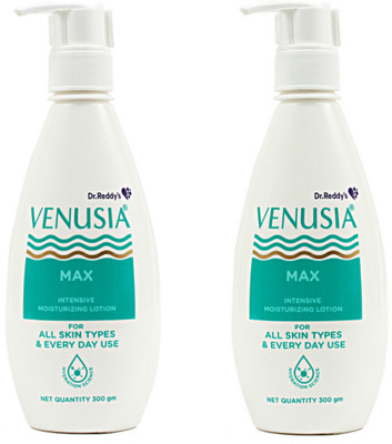 

Dr. Reddy's Venusia MAX Intensive Moisturizing Lotion, 300g (Pack of 2)(300 g)