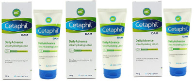 

Cetaphil DAM Daily Advance Ultra Hydrating Lotion - Pack of 3(100 g)