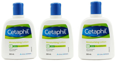 

Cetaphil Moisturizing Lotion for sensitive or dry skin - Pack of 3(250 ml)