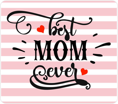 

Giftsmate Gifts for new Moms, Mousepad for Mother Best Mom Ever Mousepad(Pink)