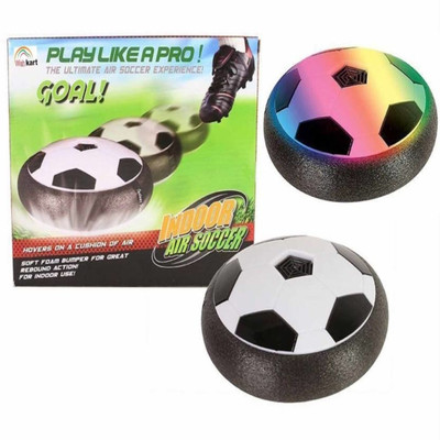 

gunvaan Air Power Soccer Hover Disk Light Up LED Lights Music Box