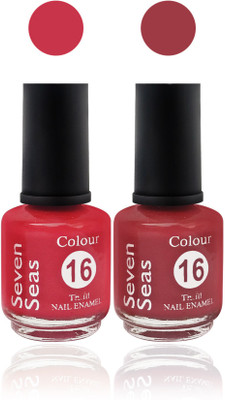 

seven 7 seas cosmetics makeup velvet matte nail polish Premium multicolor Collection Combo shade 7