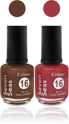 

seven 7 seas cosmetics makeup velvet matte nail polish Premium multicolor Collection Combo shade 4