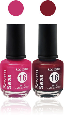 

seven 7 seas cosmetics makeup velvet matte nail polish Premium multicolor Collection Combo shade 8