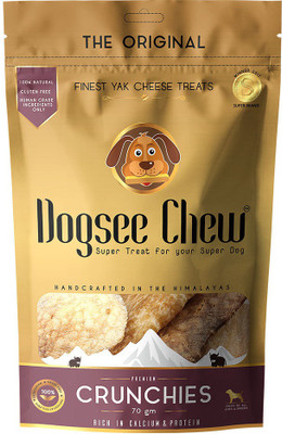 

Dogsee Chew Dogsee Chew Crunchies - 70 gm Cheese 70 g Dry Dog Food