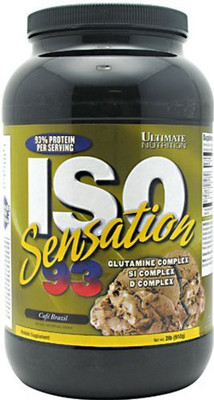 

Ultimate Nutrition Iso sensation 93 Whey Protein(910 g, Cafe Brazil)