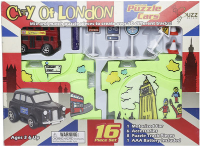 

Buzz Retail Puzzle Car Bus Track Set(16 Pieces)