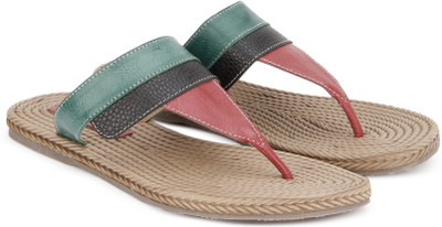 

Senorita by Liberty Women Red.Black & Green Flats