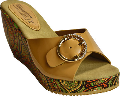 Leatherwood1 Women Tan Wedges