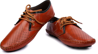 

Anson Men's Tan Casual Shoe Driving Shoes For Men(Tan