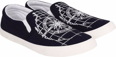 WELDONE 11Z Loafers For Men(Blue, Off White