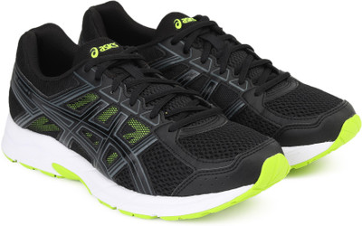 

Asics GEL-CONTEND 4 Running Shoes For Men(Black, Green, 9090