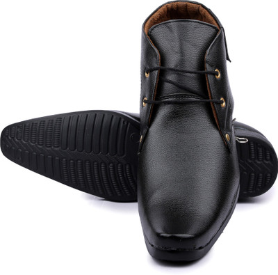 

Anson Men's Black Formal Shoe Lace Up For Men(Black