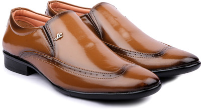 

Floxtar Men's Tan Formal Shoe Slip On For Men(Tan