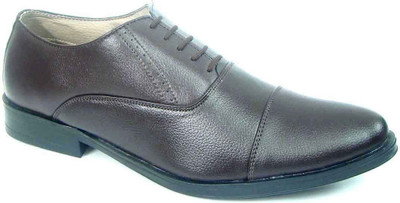 

ASM Dark Brown Synthetic Leather Oxford Shoes Oxford For Men(Brown