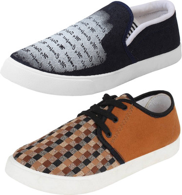 

SHOEFLY Multicolor-Combo-(2)-720-693 Casuals For Men(Multicolor