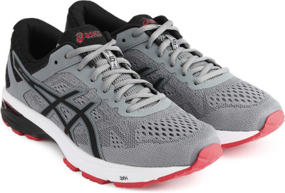 

Asics GT-1000 6 Running Shoes For Men(Grey, Black, 1190