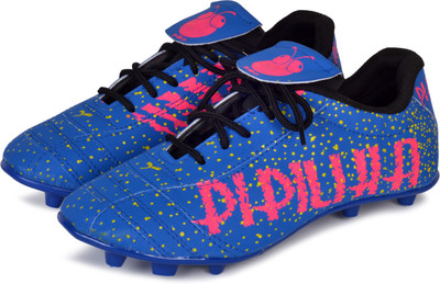 

PIPILIKA Sports Storm Blue Football Shoe Boots Footwear Football Shoes For Men(Blue, Pink