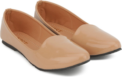 

Gnist Gnist Tan Simple Ballies For Women(Beige