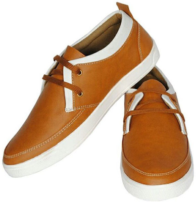 QUALIDA BROWN CLASSIC Casuals For Men(Tan