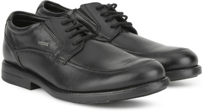 

Clarks HoptonTime GTX Black Leather Lace Up For Men(Black